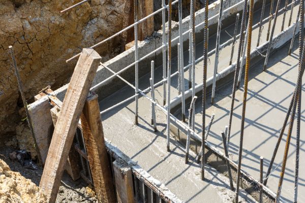 Concrete Footing Pouring in Pasco