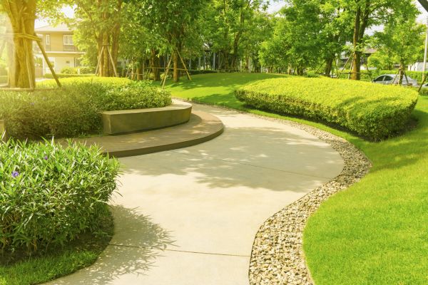 Cement Walkway Installation in Pasco