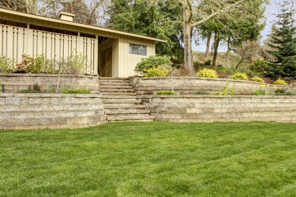 Retaining Wall Construction in Pasco