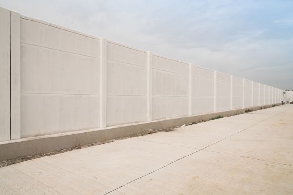 Concrete Fence Construction in Pasco