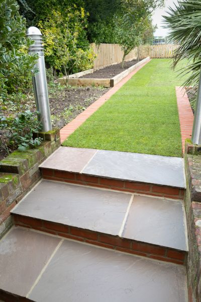 Backyard Steps Installation in Pasco